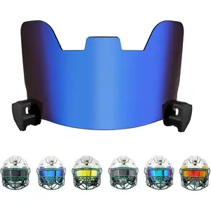Football Visor, Visor for Helmet with High Clarity, Impact Resistant Football Helmet Visor, Easy Install Visor Football for Yough&Adult Football Gear