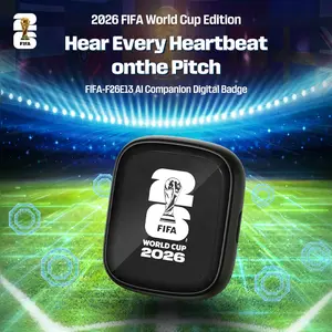 2026 Fifa Portable Smart Digital Assistant, Magnetic Clip Dual-Use, LED Display, Waterproof, Ideal for Sports, Outdoor, Work, Study