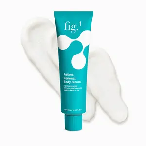 Fig.1 Retinol Body Serum – Advanced Skin Booster for Crepey Skin, Stretch Marks, Anti-Aging & Dark Spots – Glowing, Non-Greasy Retinoid Treatment with Niacinamide, Vitamin C & Retinol – 3.4 oz