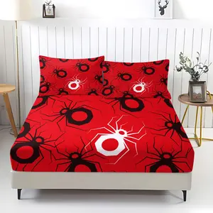 3 Pieces Spider-Man Digital Printed Shams, Superhero Theme Bedding Set, Decorative Bedding Set, 3d Printed Shams, Comfortable and Durable Microfiber Bedding, Suitable For Bedroom and Guest Room Decoration, All Seasons