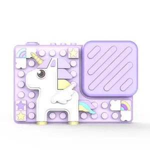 Kids Digital Camera - Child Video Camera with Selfie Mode, HD Video Recording, Cute Silicone Case, Rechargeable Toy, Perfect Birthday or Christmas Gifts for Kids (Ages 3-12)
