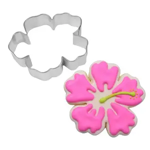 Hibiscus Cookie Cutter 3.5in