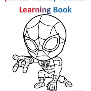 (Savings Option)- Personalized Reusable Toddler Learning Book | Morning Menu | Custom Name, Age, Cover Coloring Page + 30 Educational Activities | Tracing, Counting, Shapes, Colors, Alphabet, Money, and More