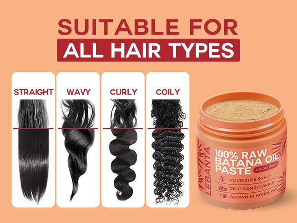 Lebanta Raw Batana Oil for Hair Growth - 100% Pure, Organic 4oz Batana from Honduras for Thick and Strong Natural Hair - Dr. Sebi Unrefined Cold Pressed Cosmetic Scalp Mask for Men & Women (1 Pack)