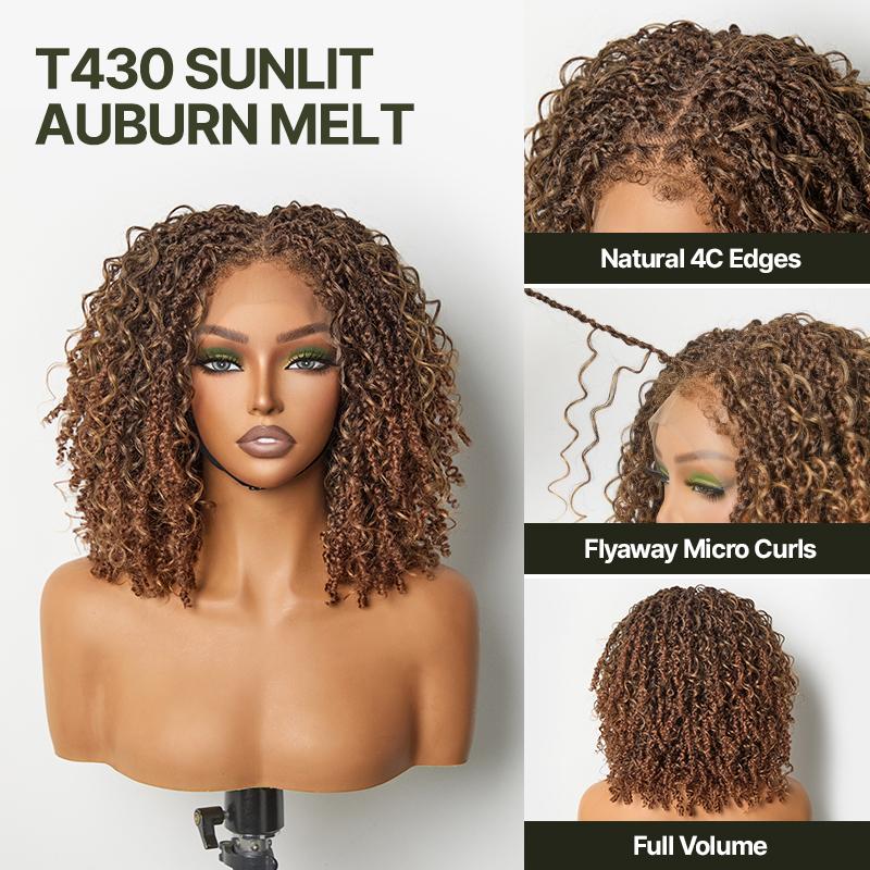 Frodio Veralux™ Fiber 12'' Synthetic Wig Micro Twist Curly Wigs 11X4 Closure HD Lace Dreadlock Wig TikTokShopBlackFriday Frodio Veralux™ Fiber 12'' Synthetic Wig Micro Twist Curly Wigs 11X4 Closure HD Lace Dreadlock Wig TikTokShopBlackFriday