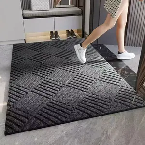 Long Stripe Door Mat 120cm X 80cm, Durable Welcome Floor Mat Home Rug for Entryway, Bedroom, Kitchen, Living Room, Bathroom, Versatile and Wear-Resistant