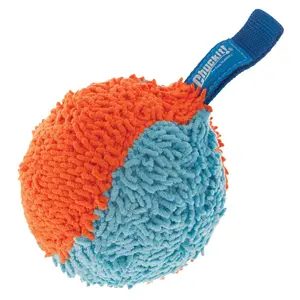 Chuckit! Indoor Fetch Shaker for Dogs - Interactive Dog Toy Orange and Blue