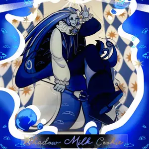 Shadowvanilla Shadow Milk Cookie Standee - Cookie run kingdom Acrylic Pure Vanilla