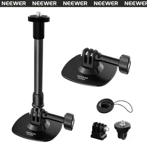 NEEWER AC060 Flexible Helmet Mount for Action Camera, Adjustable Helmet Strap Mount for DJI Osmo Action & Other Action Cameras, Ideal for POV Recording, Cycling & Outdoor Sports