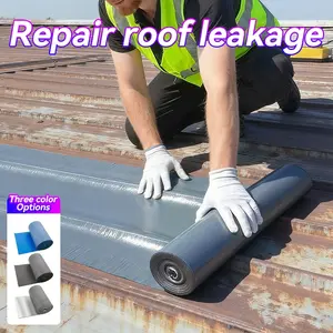 1 roll roof waterproof sealing tape, Waterproof Self Seal, width 11.8in/3.94in optional, high-low temp resistant (-76°F ~ 230°F), corrosion & aging resistant, UV & weather resistant, leak proof & repair, good sealing, quick repair for metal, roof