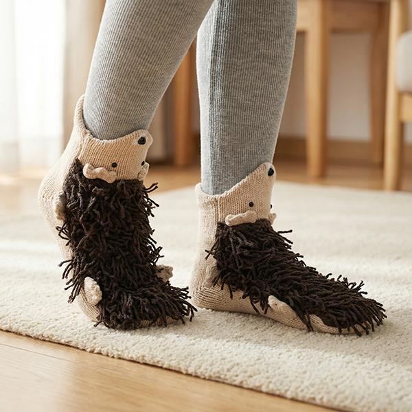 BOFFWAM Animal Knit Socks, Cute Plush Fuzzy Socks for Women Men, Novelty Animal Paw Socks, Soft Warm Cozy Slipper Socks, Cute Cartoon Socks, Funny Socks Gift for Teens Adults, Home Lounge Sleeping Socks, Kawaii Animal Socks BOFFWAM Animal Knit Socks, Cute Plush Fuzzy Socks for Women Men, Novelty Animal Paw Socks, Soft Warm Cozy Slipper Socks, Cute Cartoon Socks, Funny Socks Gift for Teens Adults, Home Lounge Sleeping Socks, Kawaii Animal Socks