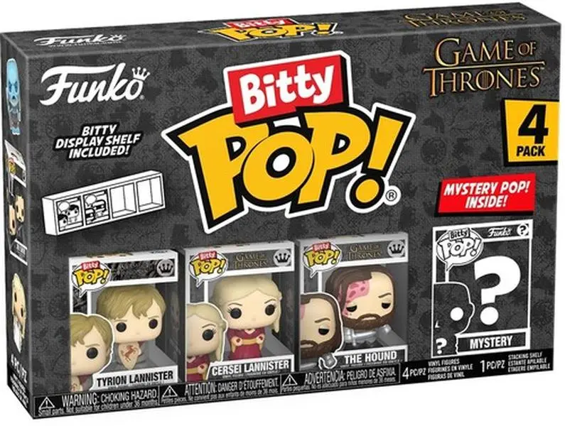 FUNKO Bitty POP! Game of Thrones Tyrion 4-Pack Collectible Figures, TV Characters Vinyl Figurine Set
