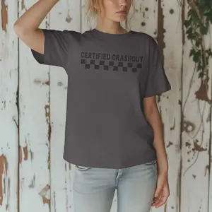 Certified Crash out Charcoal Tee
