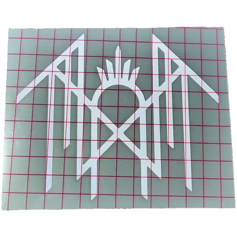 Sleep Token Symbol Vinyl Window Decal Heavy Metal Alternative Metal Goth Handmade in USA Easy Install Long Lasting Water & UV Resistant