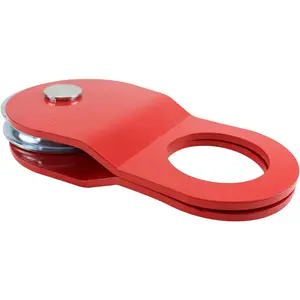 10 Ton Winch Snatch Block Towing Pulley Blocks,22,000 LBS Capacity, Works with 7/32" - 3/4" Steel Cable or Synthetic Winch Rope,Heavy Duty Offroad Recovery Accessory for Truck,Tractor (red)
