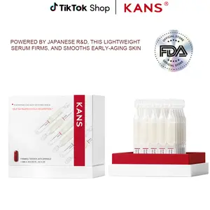 KANS Copper Peptide Serum 1.8ML * 30 , Korean Glow, Unique Cyclohexapeptide-9, Boosts Collagen, Firming, Patented Tiracle PRO, Advanced Anti-Aging Formula, Reduces Fine Lines & Wrinkles, For All Skin Type