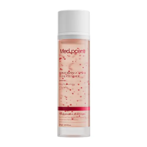 Micro Bead Gel Cleanser Hydrating Facial Deep Pore Cleansing, Amino Acid Foaming Wash with PDRN Micro Pearls for All Skin Types & Glow Boosting Korean Skincare - 120ml