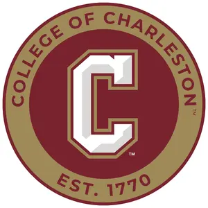 College of Charleston Round Magnet Officially Licensed Collegiate Product
