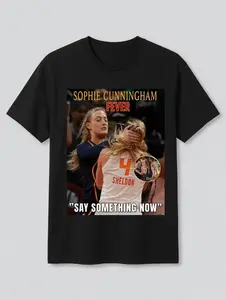 S. Cunningham Basketball Vintage Shirt, Indiana Hoops Fan Tee, Say Something Now Graphic, Womens Basketball Gift