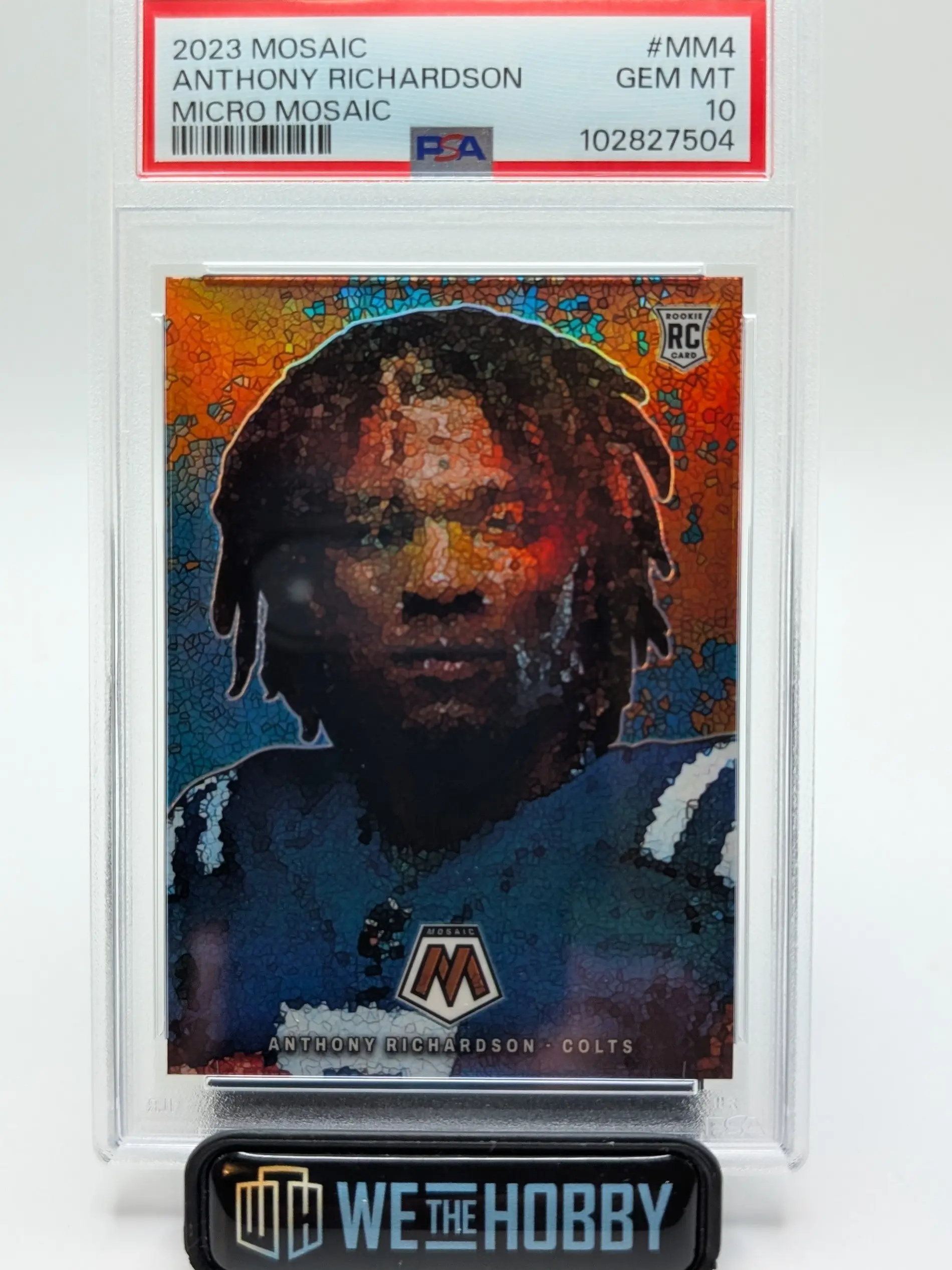Anthony Richardson 2023 Panini Mosaic Micro Mosaic Rookie SSP PSA 10 Colts