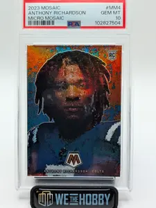 Anthony Richardson 2023 Panini Mosaic Micro Mosaic Rookie SSP PSA 10 Colts