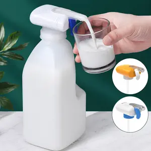 Automatic Milk Dispenser for Fridge Gallon One-Touch Easy Pour Hands-Free No Spill Drink Dispenser for Kids & Family Kitchen tiktokshopspringglowup