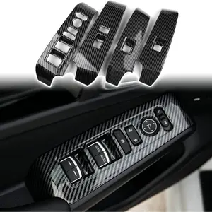 Compatible with Honda Civic Accessories Window Control Panel Door Armrest Cover Trims Interior Accessory for Civic 2022 2023 2024 2025 2026 (Carbon Fiber Print)