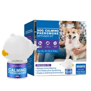 Pet Aroma Diffuser for Home – US Flat Plug with 1 Refill Liquid & White Chick Plug, Odor Neutralizer for Dog & Cat Rooms