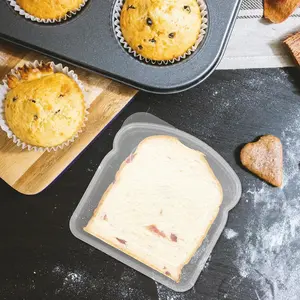 Portable Toast Bread Sandwich Box, Wheat Straw Bread Container, Food Safety Rectangular Container, Suitable for Acid Bread, Toast, Sandwiches, Food Storage Container, Meal Prep Containers