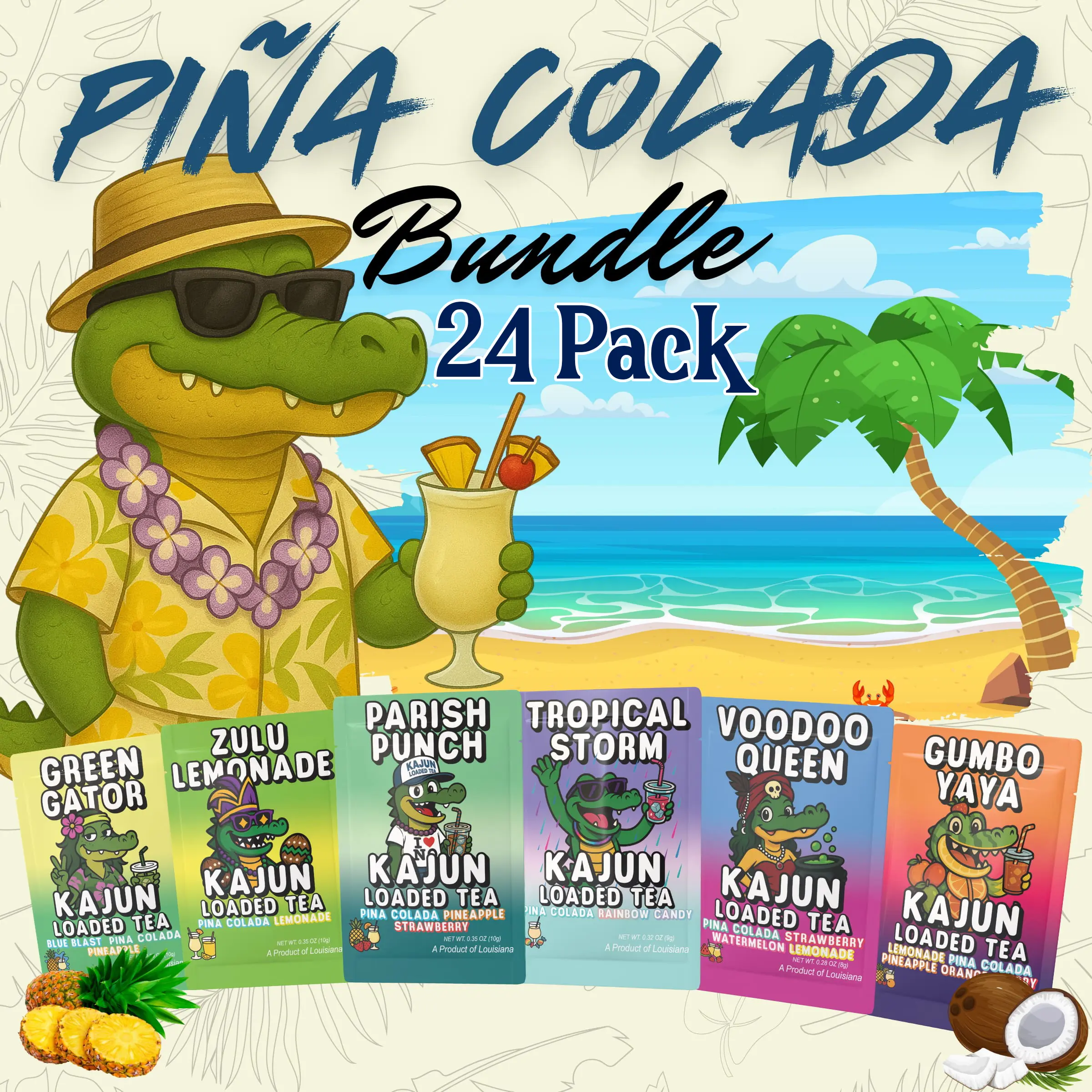 Piña Colada Pack 24 Teas 