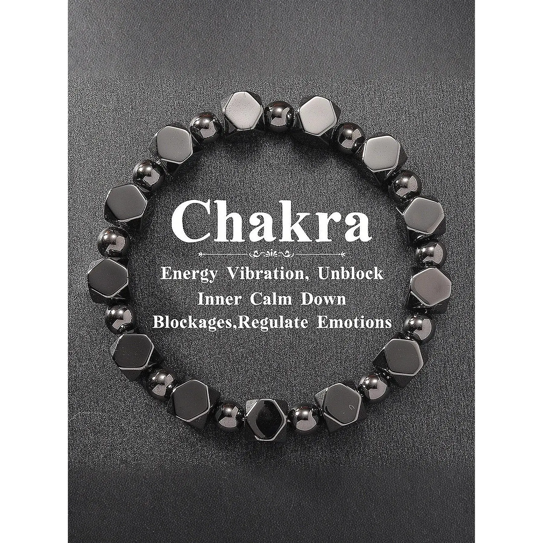 Men's Natural Obsidian Bracelets, Protective Grounding Stone Beads with Energy Vibration, Adjustable Fit for Special Occasions, Emotional Balance, Enhancing Confidence, One-Piece