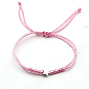A Easy And Cute Multicolored Star Couple Handmade Woven Red String Bracelet, Minimalist Wrist Accessory, Pentagram, for Couples, Best Friends, And Parent- Matching Bracelets