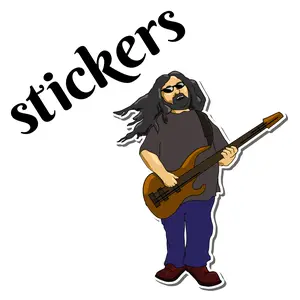 WSMFP D Schools Cartoon Stickers 2 Per Order