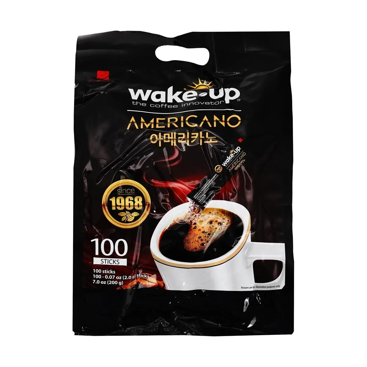 MASAN Wake Up Instant Coffee 200g - Vietnamese American Style, Strong Brew for Energy Boost & Office Essentials MASAN Wake Up Instant Coffee 200g - Vietnamese American Style, Strong Brew for Energy Boost & Office Essentials