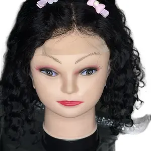 Kids Curly Wig 4x4 Lace Front – Natural Look Baby Hair – Soft Curly Wigs for Girls