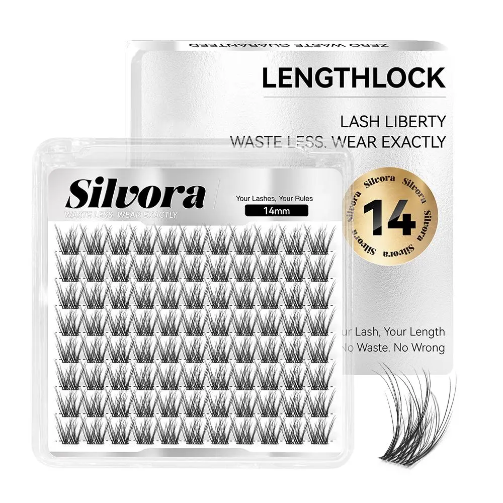 Silvora One-Length 14mm [lash clusters only]