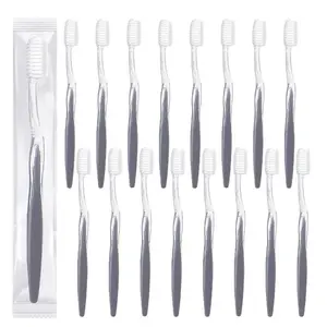 20/50pcs Disposable Toothbrushes, Toothbrush Set, Individually Packaged, Soft Bristles, Suitable for Hotels, Camps, Travel, Homeless Gifts