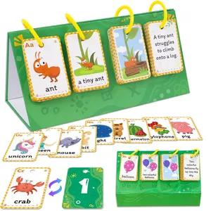 104 Word Phrase Flashcard Toys, Educational Vocabulary Flashcards for Speech Therapy, Home School Learning Game, Special Education Tool