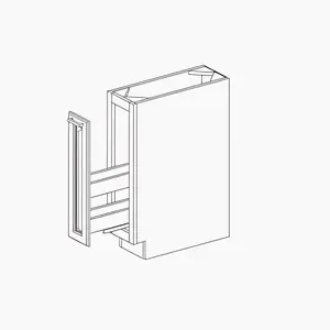 Spice Pullout Base Cabinet
