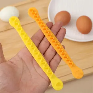 2pcs Egg Cutter, Flower-Shaped Egg Cutter, Fancy Carving Lace Egg Slicer, Carving Lace Cutting Wire Egg Cutter, Perfect for Breakfast and Brunch, Ideal Gift for Christmas