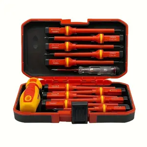 13-Piece Insulated Screwdriver Set, Electrician Tool Kit, Durable Screwdrivers Combination, Essential Electrical Tools for Home Repair