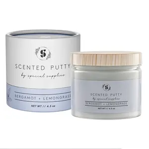 Special Supplies Scented Therapy Putty Dough - Natural Aromatherapy and Meditation Relaxation Gifts for Women, Kids and Adults - Non-Stick: Scent- Bergamot + Lemongrass (4.5 oz)