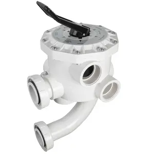 XtremepowerUS 2-Inch Threaded Multiport Valve Replacement Pool D.E. Filter System