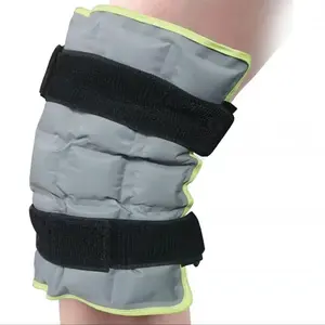Reusable Knee Ice Pack, Adjustable Knee Ice Bag, Knee Cold Hot Compression Wrap, Sports Knee Support for Men & Women