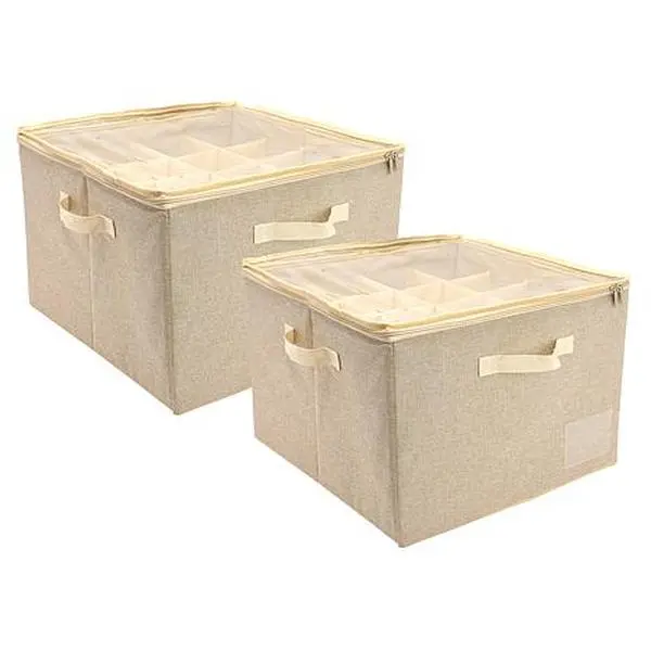 Improvements 2-Piece Shoe Box Organizers