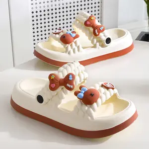 New thick-soled women's slippers, non-slip cute sandals