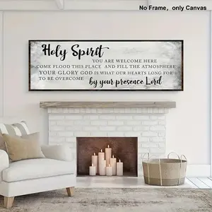 Modern Themed Letter Pattern Unframed Painting, Quote Prints, Canvas Wall Art, Artwork, Wall Decor for Home Living Room Bedroom, Home Decor