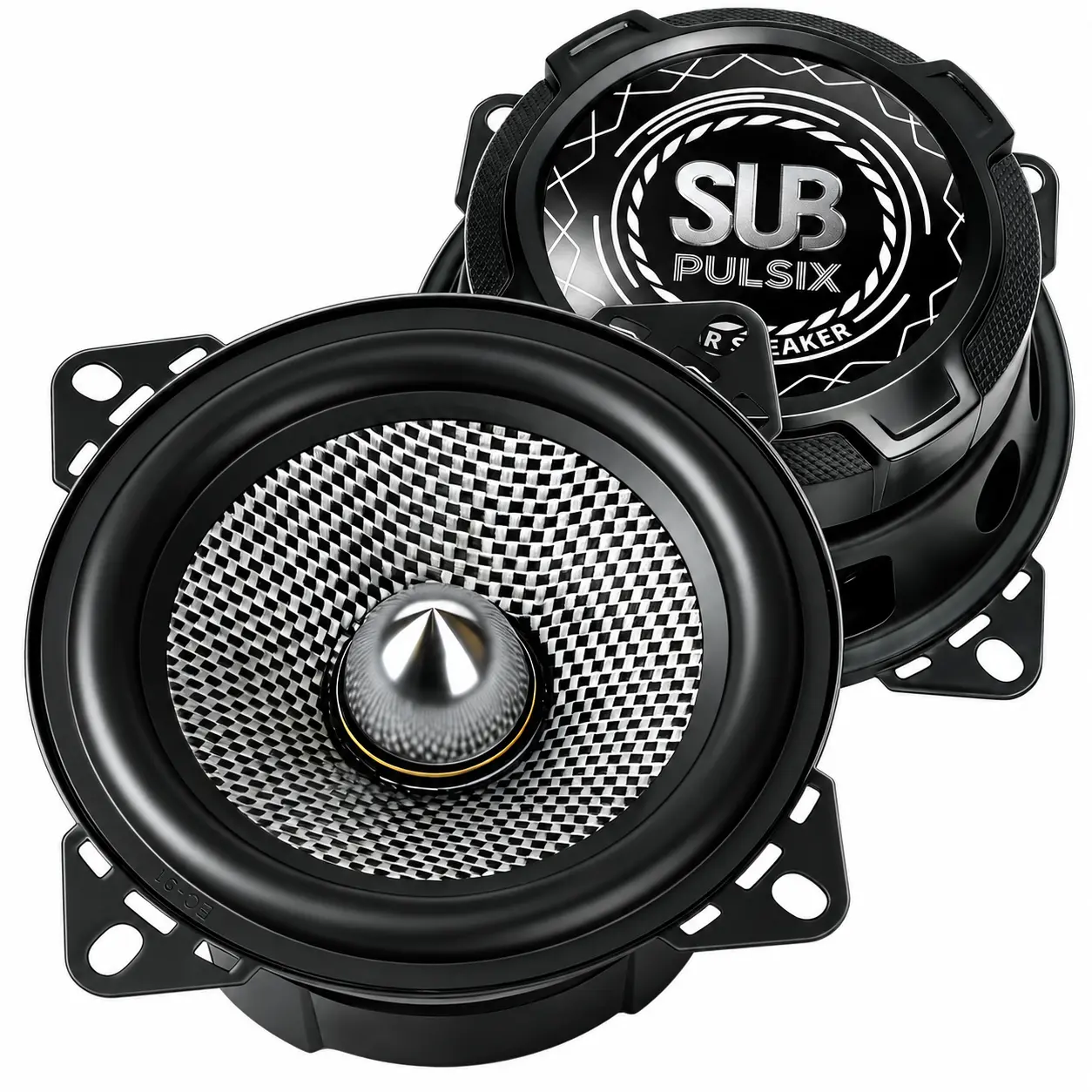 TANVSO Bullet Silver Series 4-Inch Car Midrange Speakers, 2-Pack 450W Peak, Glass Fiber Cone, Silver Bullet Head for Deep Bass & Clear Mids, Easy Installation for Car/Truck/SUV DIY Audio