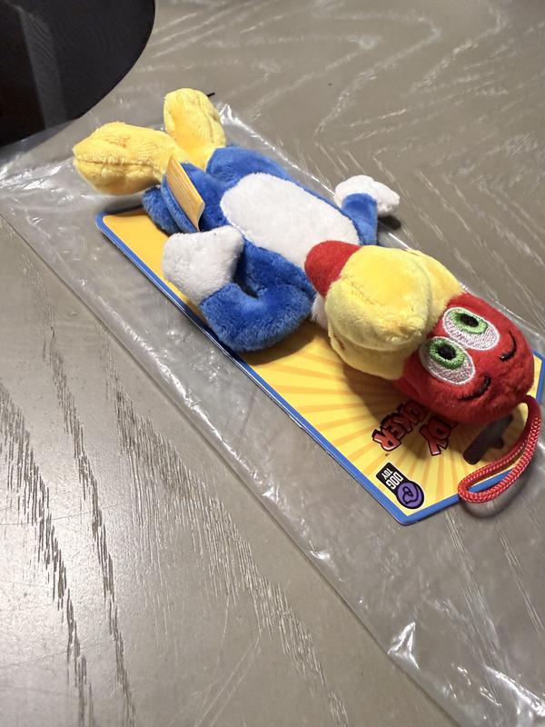 Multipet Woody Woodpecker Plush Dog Toy 6” Official Squeaky Chew Toy for Small to Medium Dogs Soft Durable Multicolor Character Design