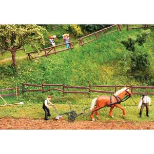 Faller 180857 Garden and Field Fences 4 Different Styles, Total Length 117cm
